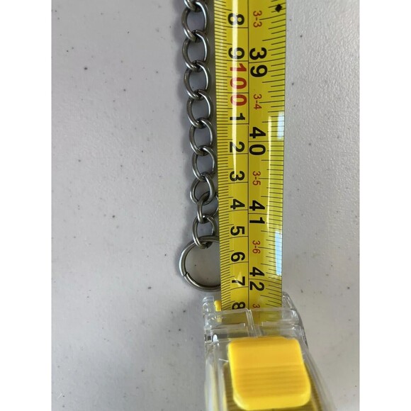 No Boundaries Women's Silver Tone Hammered Metal Belly Link Chain Waist Belt S/M - Picture 2 of 5